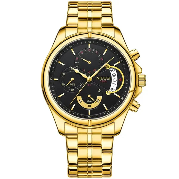 NIBOSI New Men's Watches Top Luxury Quartz Watch For Men Automatic