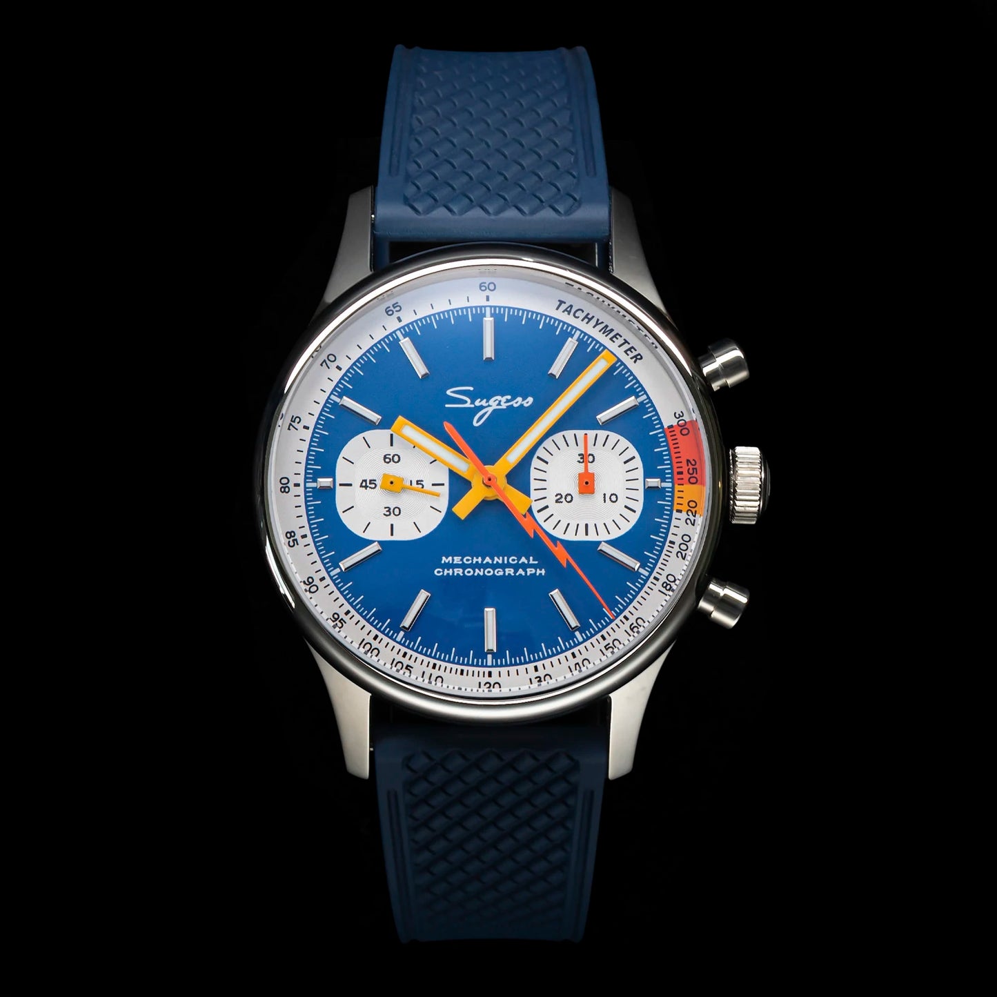Sugess Pilot Watch Origin Movement Swanneck Wristwatch Mechanical