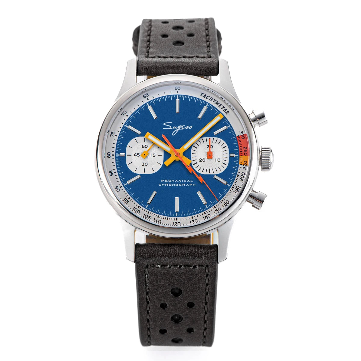 Sugess Pilot Watch Origin Movement Swanneck Wristwatch Mechanical