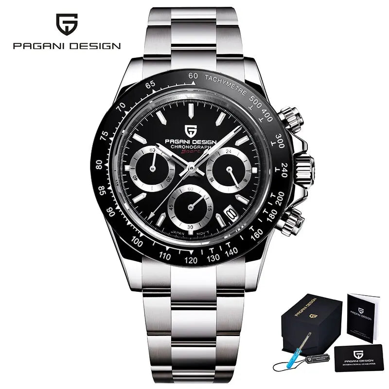 PAGANI DESIGN New Men Watches Quartz