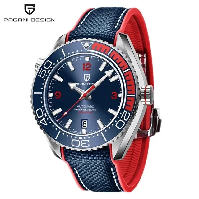 Bezel men mechanical wristwatches