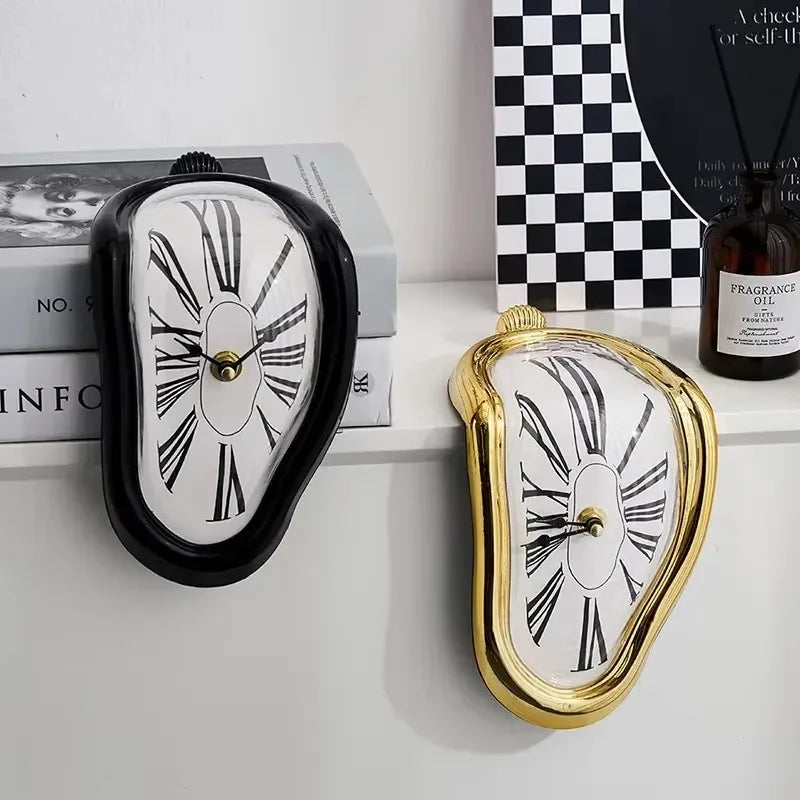 Distorted Clock Interior Wall Clock
