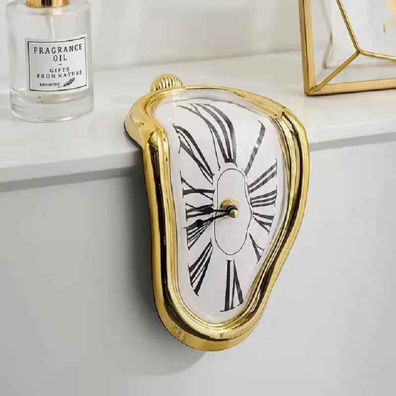 Distorted Clock Interior Wall Clock