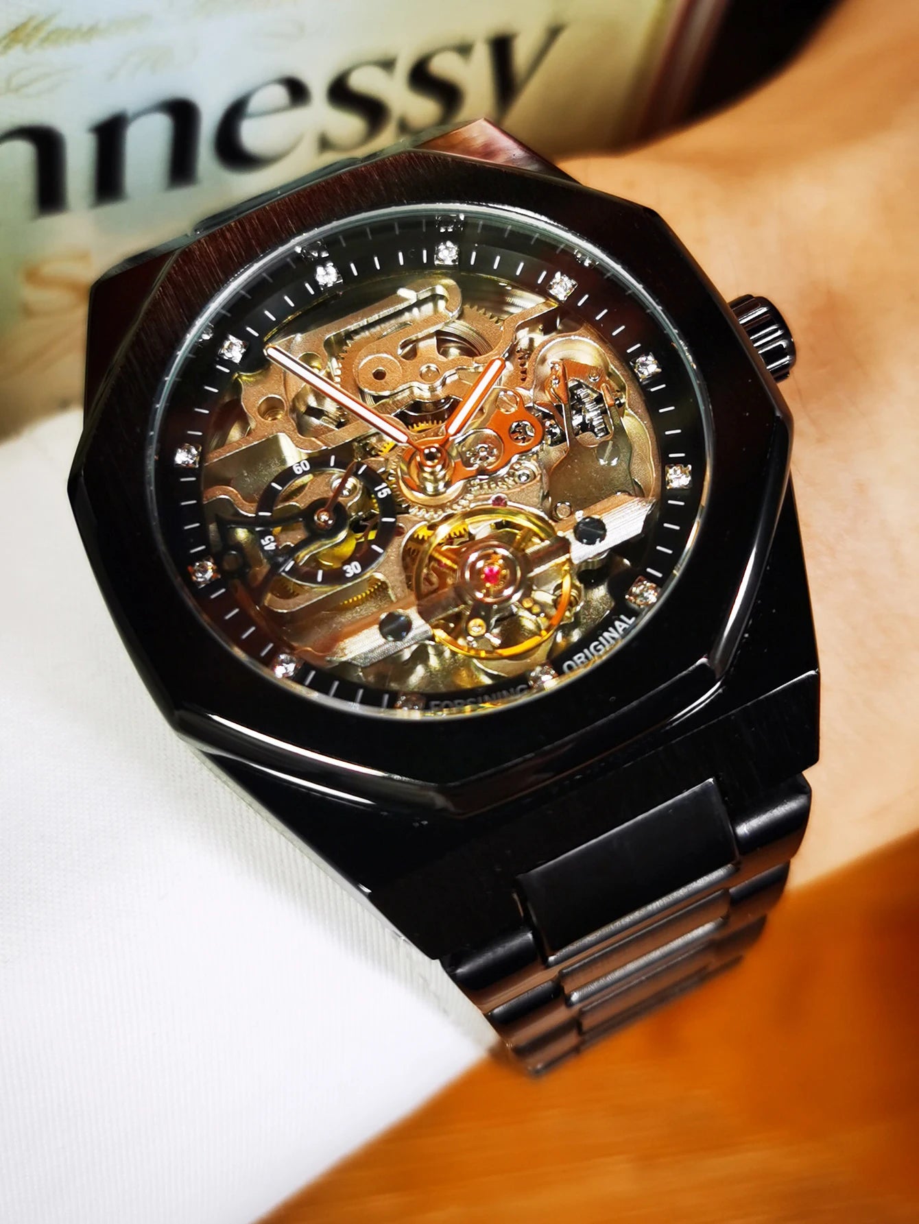 Forsining Silver Automatic Watch Men