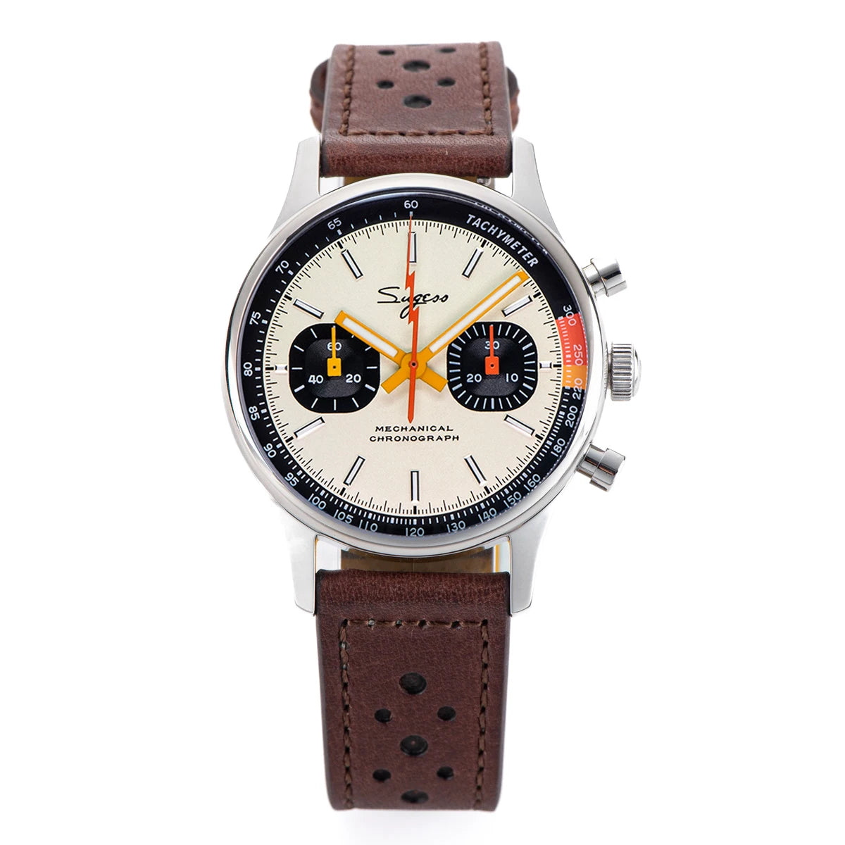 Sugess Pilot Watch Origin Movement Swanneck Wristwatch Mechanical