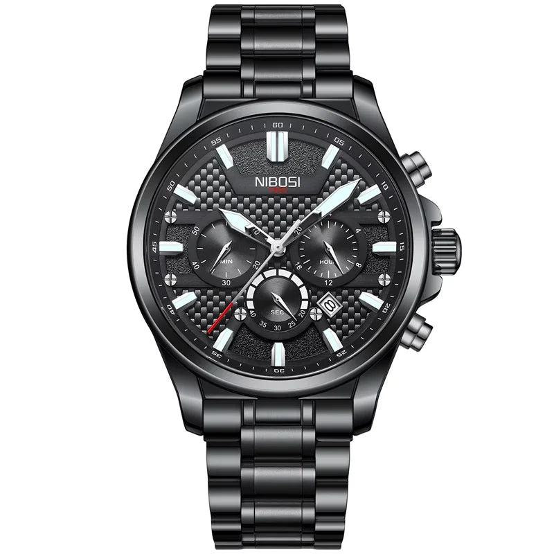 NIBOSI New Men's Watches Top Luxury Quartz Watch For Men Automatic