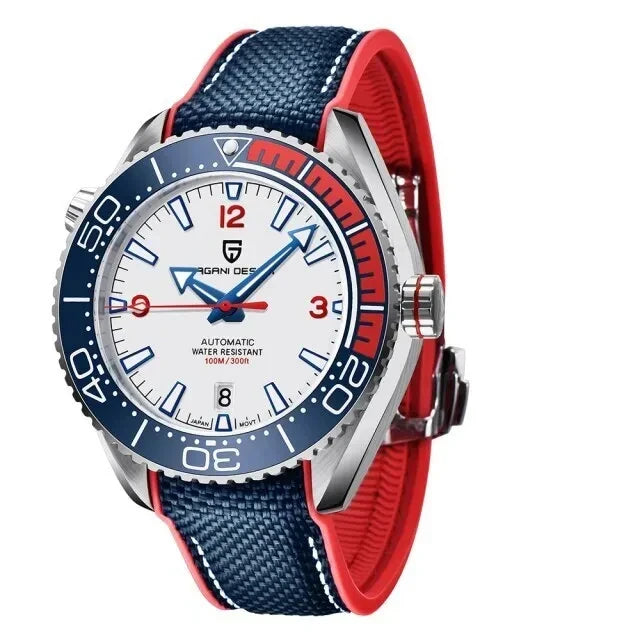Bezel men mechanical wristwatches