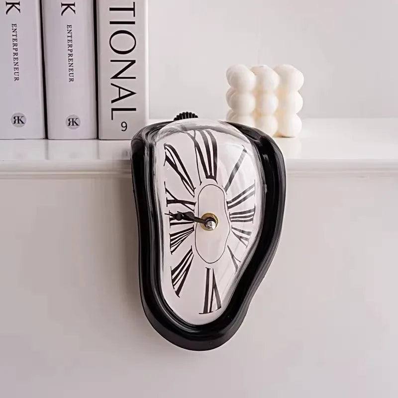 Distorted Clock Interior Wall Clock