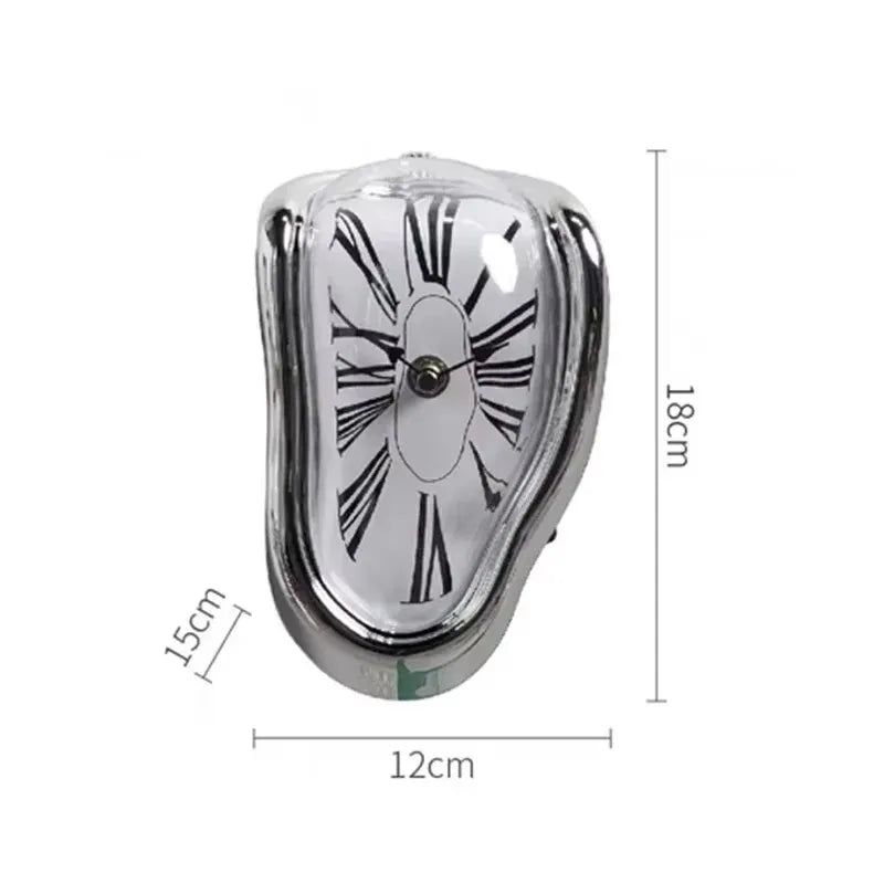 Distorted Clock Interior Wall Clock